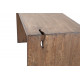 Reclaimed Pine Driftwood Look Medium Finish Counter Bar Dining Table